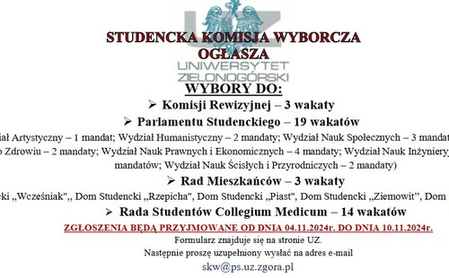 Ogłoszenie wyborów!